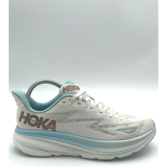 Hoka One One Shoes - Hoka One One HOKA W Clifton 9 1132211 FTRS Women's Sz 9B White Sneakers